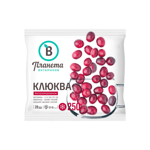 Клюква. Планета Витаминов 250г (1)