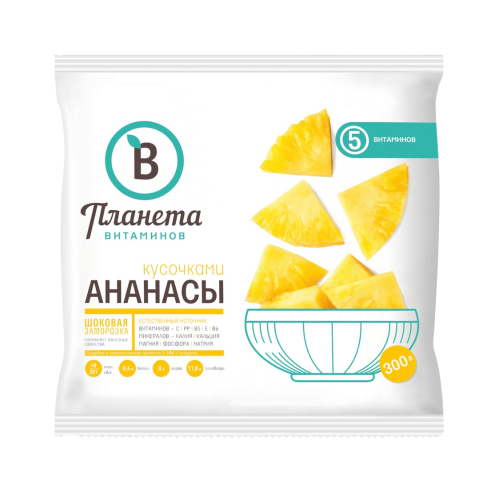 Ананасы кусочками. Планета Витаминов 300г (1)