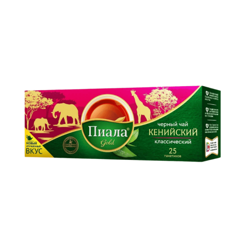 Чай Пиала Gold кенийский кара шайы черный 50г 25пакетиков