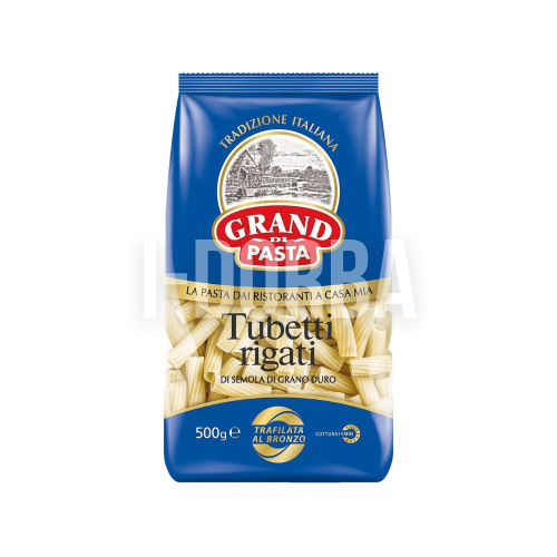Grand di Pasta TUBETTI RIGATI  (Трубочки) 500 гр.