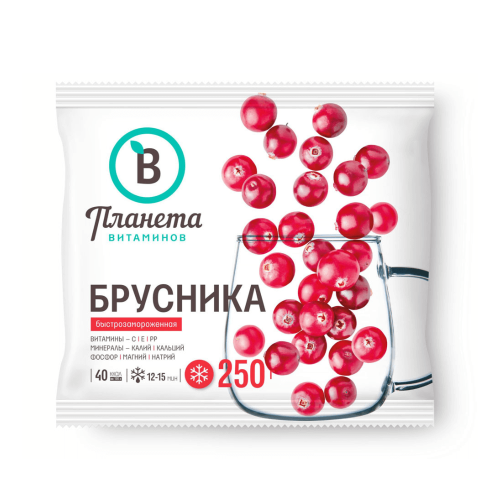 Брусника. Планета Витаминов 250г (1)