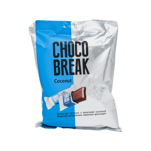 ПЕЧЕНЬЕ CHOCO BREAK СО ВКУСОМ КОКОСА 300 ГР (1)