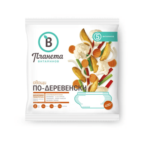 Овощи По деревенски. Планета Витаминов 400г (1)